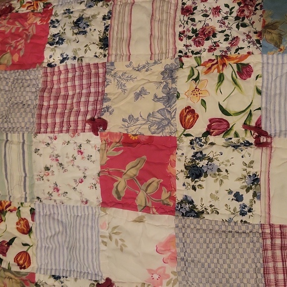 Pottery barn providence print reversible quilt and shams - Picture 6 of 10